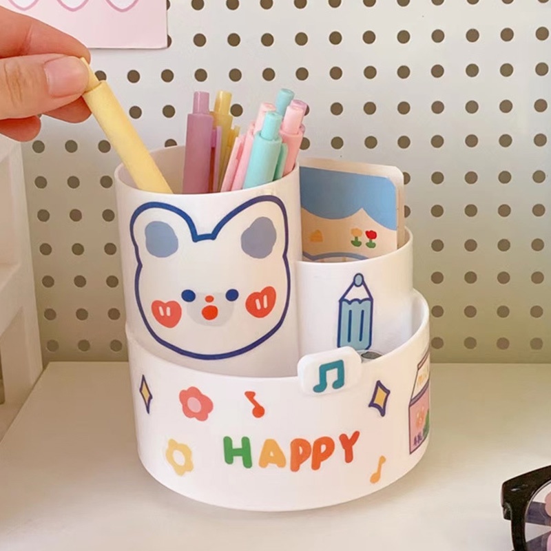 Giá Đỡ Bút Chì Cỡ Lớn Có Thể Xoay Sáng Tạo Cho Học Sinh