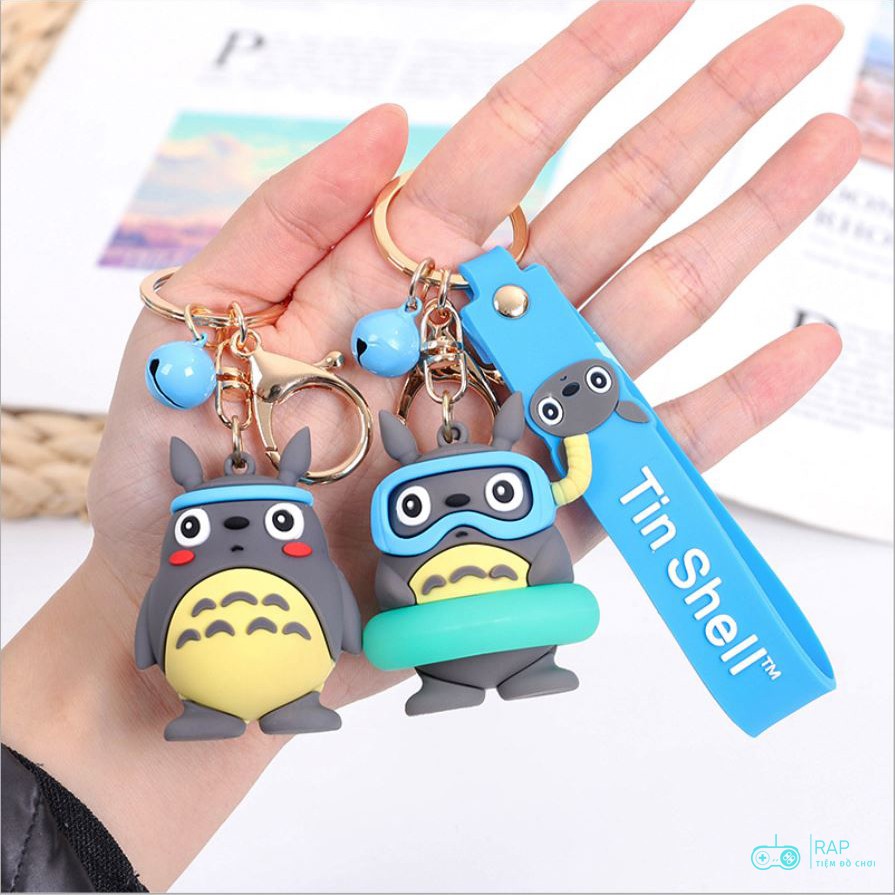 Móc khóa, móc túi hoạt hình Totoro dễ thương nhiều biểu cảm cute dùng làm quà tặng, dây treo balo, túi xách, ví cầm tay