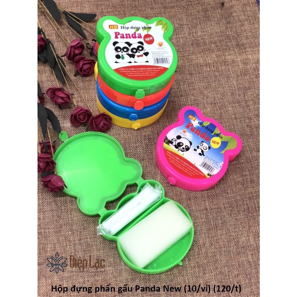 Hộp đựng phấn học sinh -  tặng phấn + lau bảng (3 hình/5 màu) - sỉ lẻ văn phòng phẩm Diệp Lạc