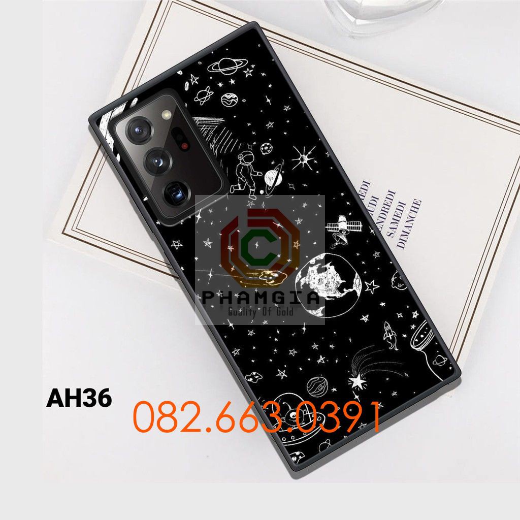 Ốp lưng Samsung Note 20 ép kính chống bể in hình đẹp (p2)