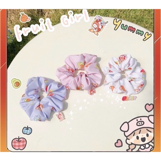 Cột tóc Scrunchies Milk Tea