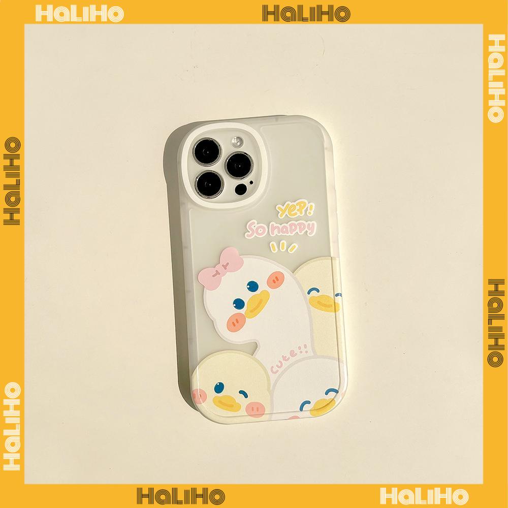 iPhone Case Silicone Soft Case Clear Case Thickened Airbag Shockproof Camera Full Coverage Protection Duck Cartoon Cute For iPhone 13 Pro Max iPhone 12 Pro Max iPhone 11 7 Plus