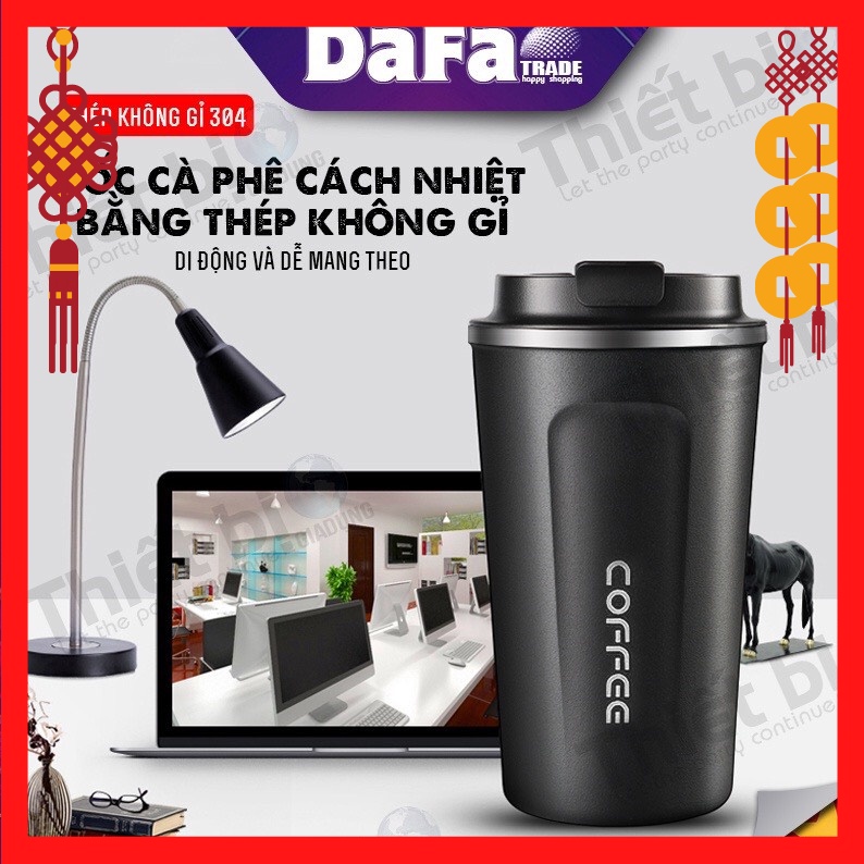 Cốc Giữ Nhiệt Coffee S6 Lõi Inox 304 Bền Đẹp Ly Pha Cà Phê Giữ Nhiệt Đến 8h Chống Tràn Cafe