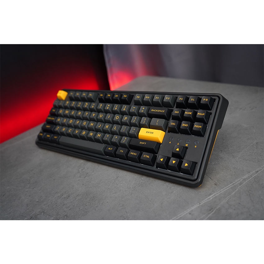 Bàn phím cơ/ Bộ kit phím cơ FL-Esports CMK87 Polar Night Black RGB/ Hotswap/ chính hãng BH 12 tháng