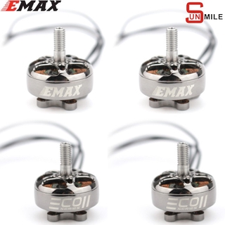 SU[COD]4PCS EMAX ECOII Series 2807 6S 1300KV 5S 1500KV 4S 1700KV Brushless Motor for QAV FPV Racing RC Drone