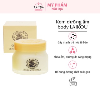 [HÀNG MỚI VỀ] Kem dưỡng ẩm toàn thân tinh dầu cừu sáng mịn và trẻ hóa làn da LAIKOU  ♥️FREESHIP♥️ kem dưỡng