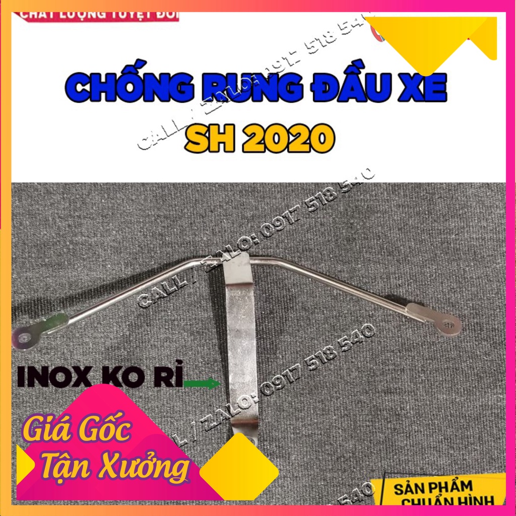Chống Rung Đầu Xe Sh 2020 - SH 2021 - Sh 2022 ( inox ko rỉ ) (Ảnh Sp thật)