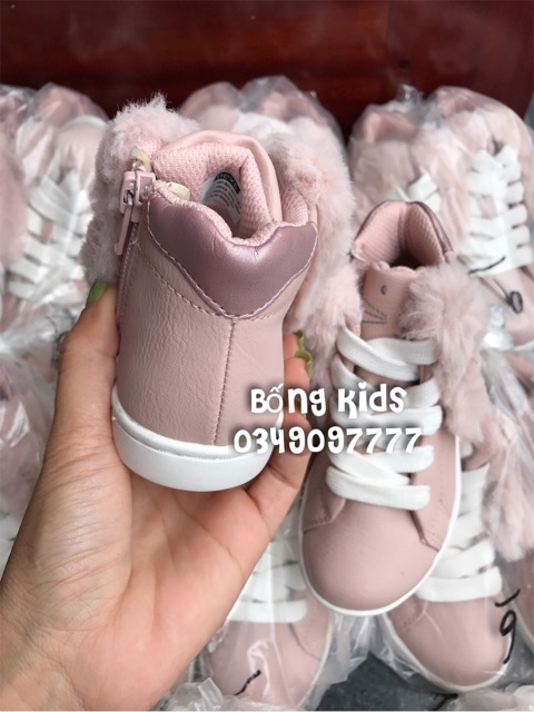 Giày Bé Gái Thỏ Bunny Hồng Next