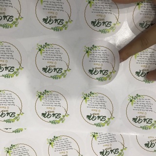 In tem nhãn siêu đẹp