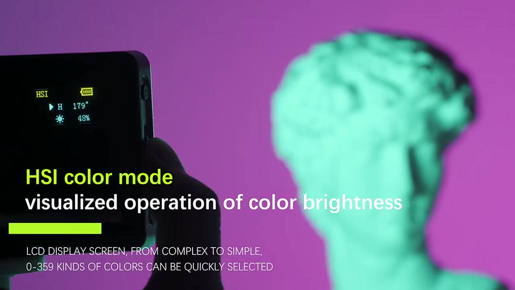 ULANZI VL120 RGB (2500-9000K) - Đèn LED đổi màu RGB | 20 hiệu ứng | Pin Lithium 3100mAh | BigBuy360 - bigbuy360.vn