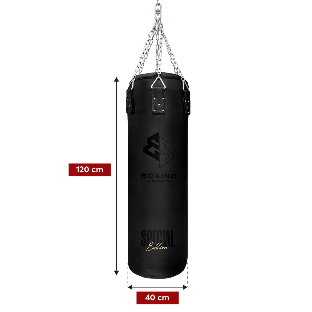 Bao Cát đấm bốc Boxing Saigon Special Edition - Matte Black