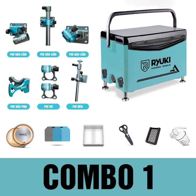 Thùng câu đài RYUKI 29A –Thùng câu cá cao cấp chính hãng