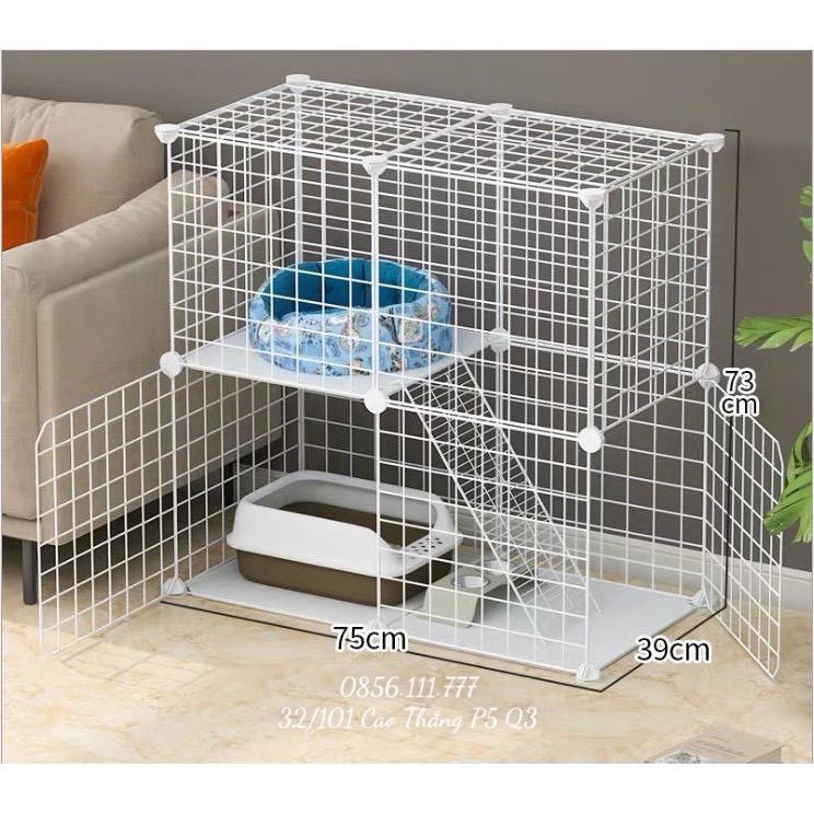 Chuồng quây lắp ghép giá rẻ sử dụng tấm sắt sơn tĩnh điện