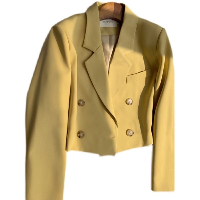 Áo Khoác Dáng Ngắn Phong Cách Hàn Quốc Thời Trang Mùa Xuân 2022 Cho Nữ