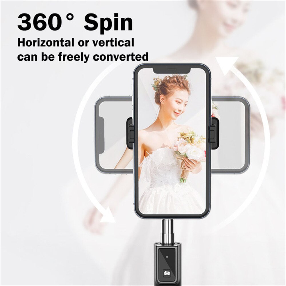 Mini palo de Selfie Bluetooth inalámbrico portátil para iPhone, multifunción para Samsung, trípode integrado, soporte de teléfono móvil