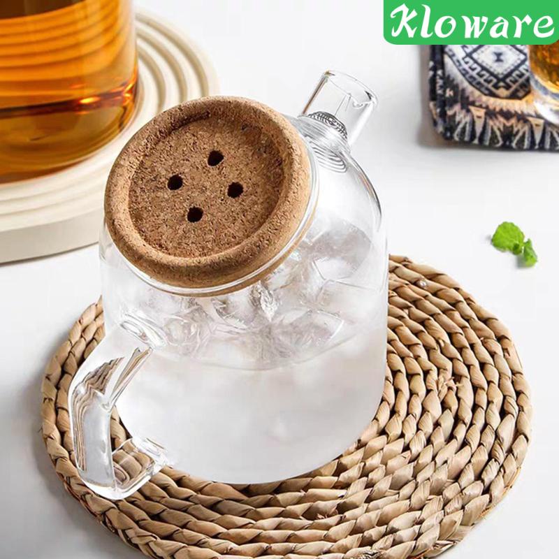 Ấm Trà Bằng Kính Dung Tích Lớn Tiện Dụng Cho Nhà Bếp / Văn Phòng