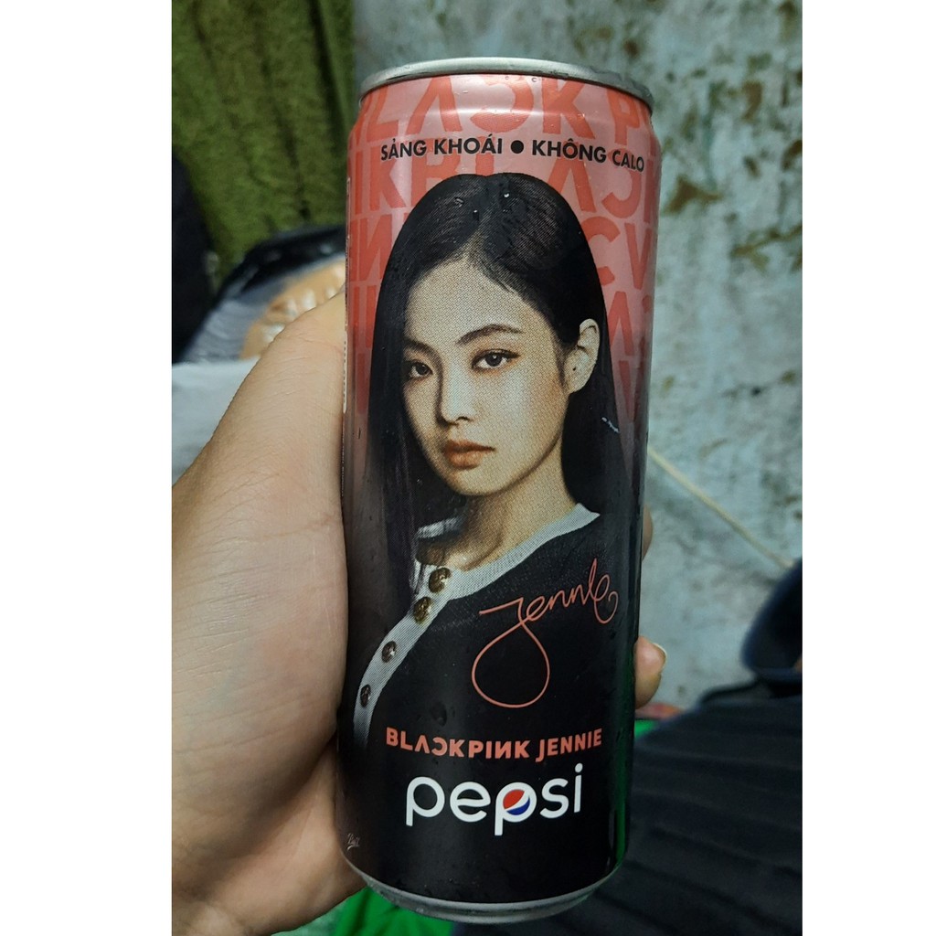 [PEPSI x BLACKPINK] 1 lon Pepsi Rosé/Jennie/Jisoo/Lisa có chữ ký