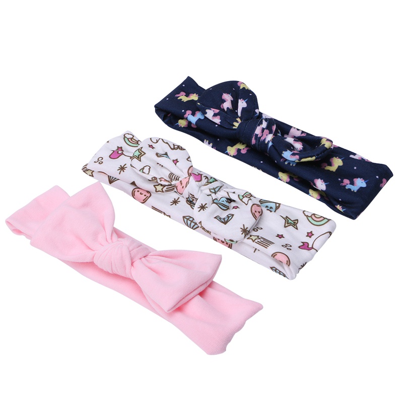 Bộ 3 Băng Đô Cài Tóc Dễ Thương Cho Bé Gái