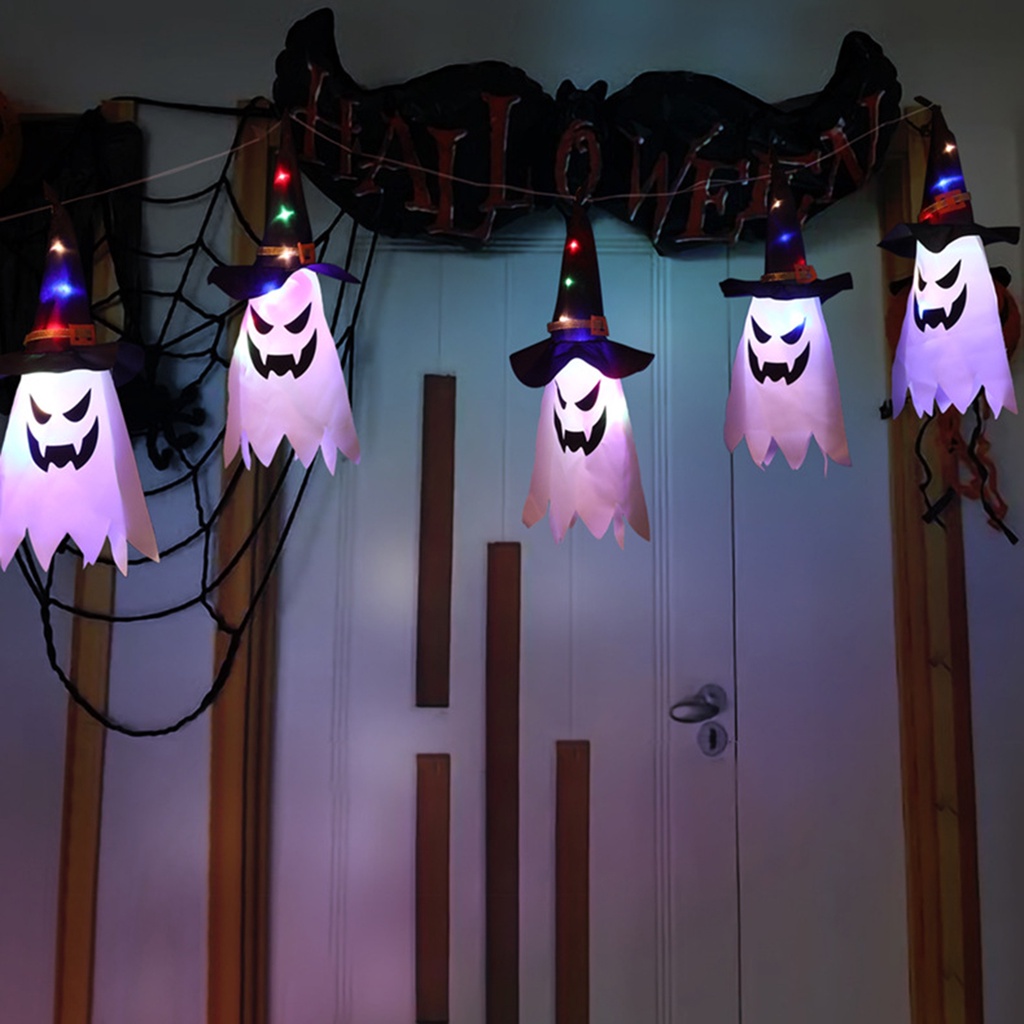 Đèn LED Hình Nón Phù Thủy Thân Thiện Với Môi Trường Trang Trí Halloween