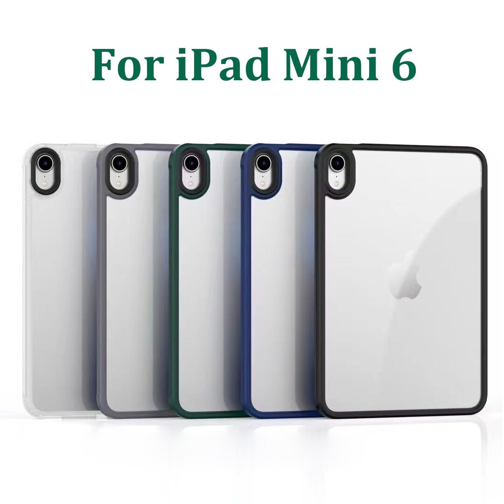 Ốp máy tính bảng acrylic trong suốt chống sốc cho Apple iPad Mini 6 2021 8.3"A2568 A2569