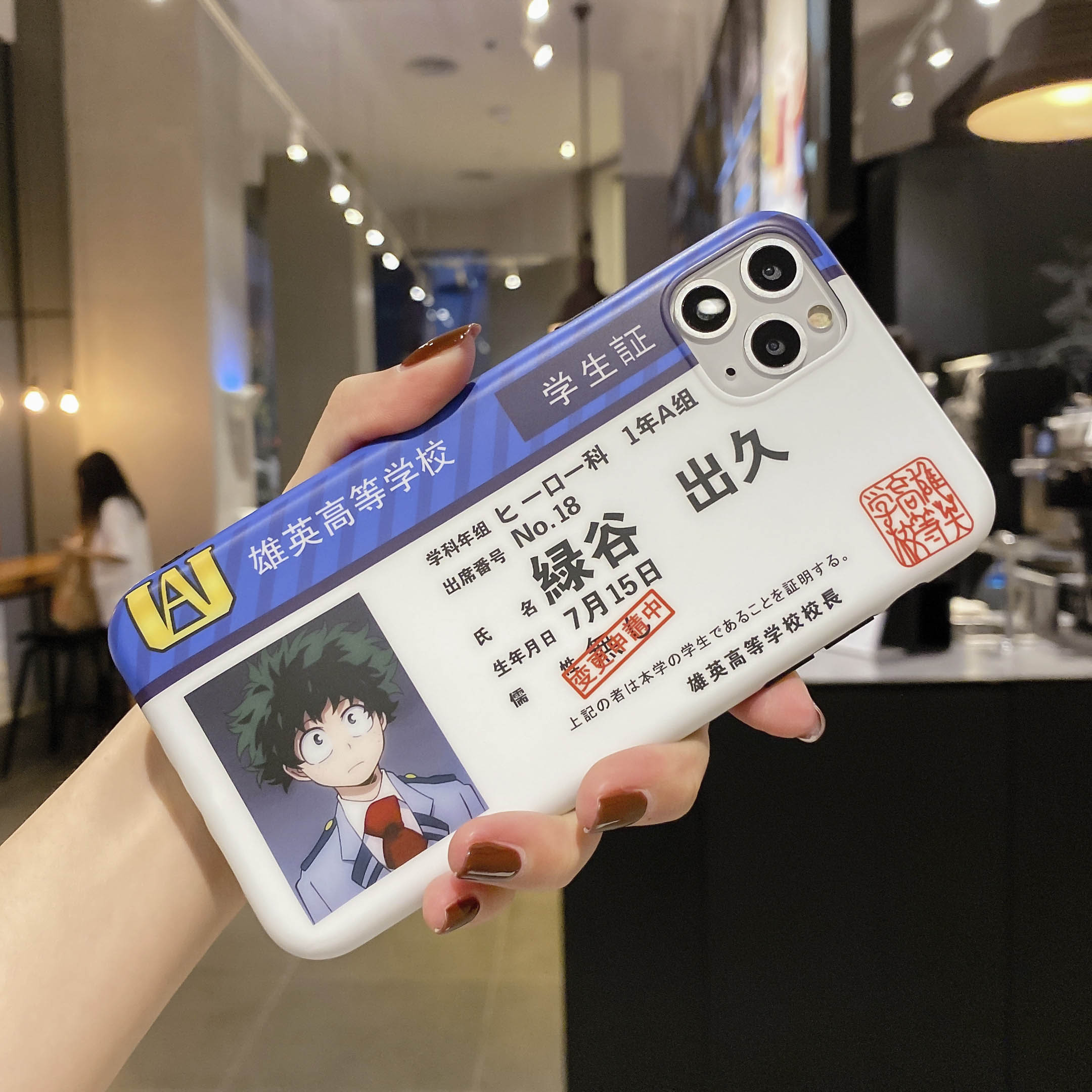 my hero academia Ốp Lưng iphone 11 11pro XR XS Max i7/8 6s plus SE 2020 Ốp bakugou todoroki