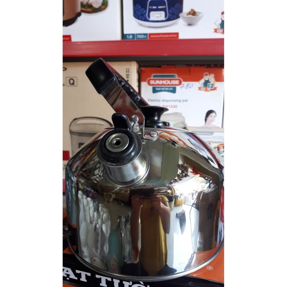 Ấm đun nước bếp gas,bếp từ Đạt Tường 5 lít.bắt từ tốt,ấm đẹp,hàng chính hãng-bảo hành 12t