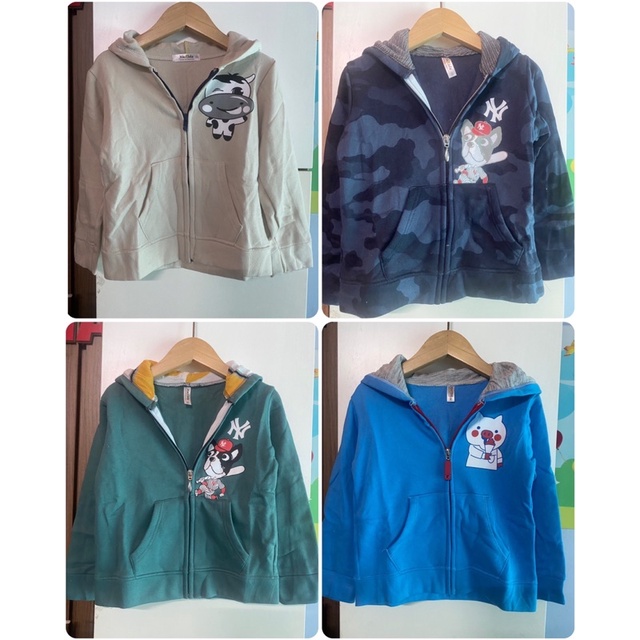 Áo nỉ mũ cho bé