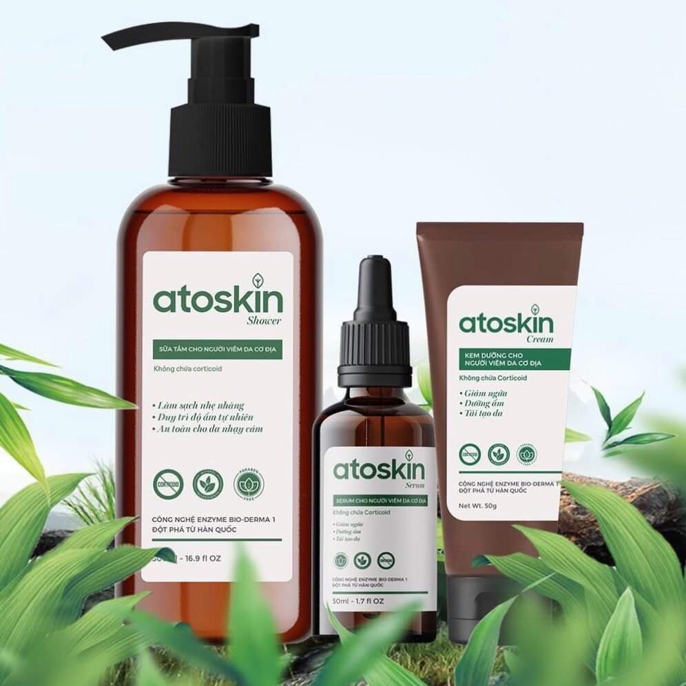 ATOSKIN CREAM  - Kem dưỡng ẩm atoskin dành cho người viêm da cơ địa, hàng chính hãng