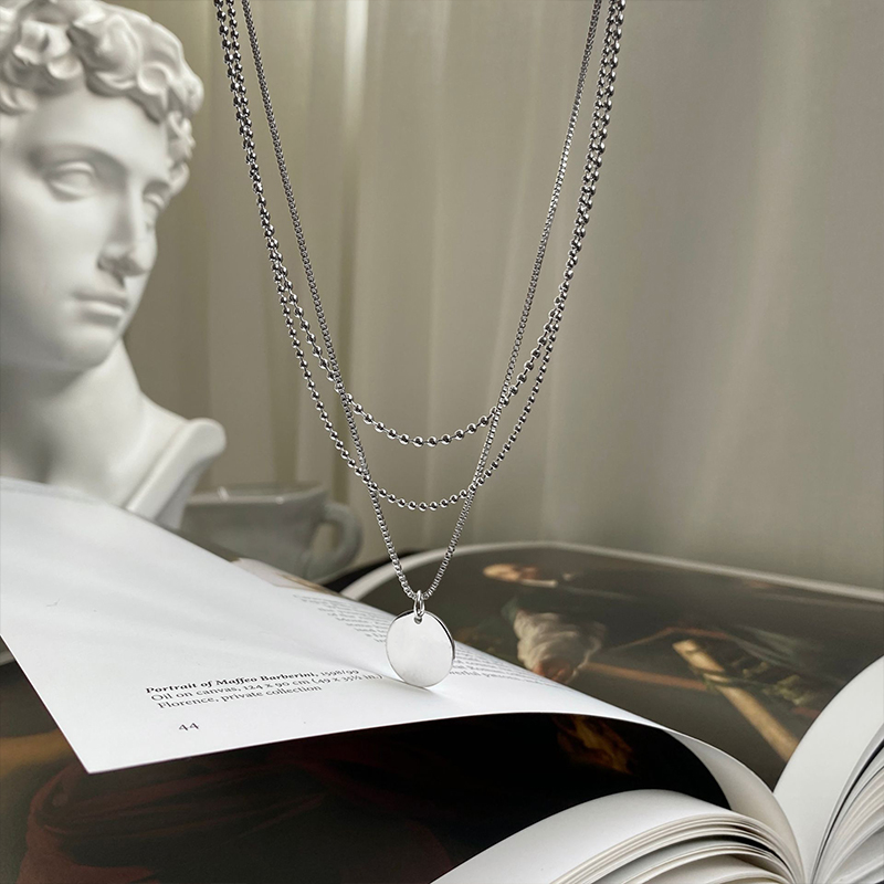 Dây Chuyền Nhiều Lớp Thiết Kế Đơn Giản Sang Trọng Thời Trang Thu Đông 22718