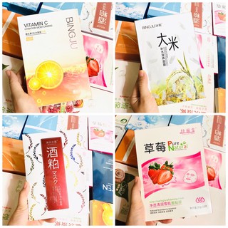 [TẶNG MASK MẮT HOẶC MÔI] COMBO 50 MẶT NẠ CAO CẤP NỘI ĐỊA TRUNG SIÊU CHẤT LƯỢNG, SIÊU RẺ, SIÊU TIẾT KIỆM.