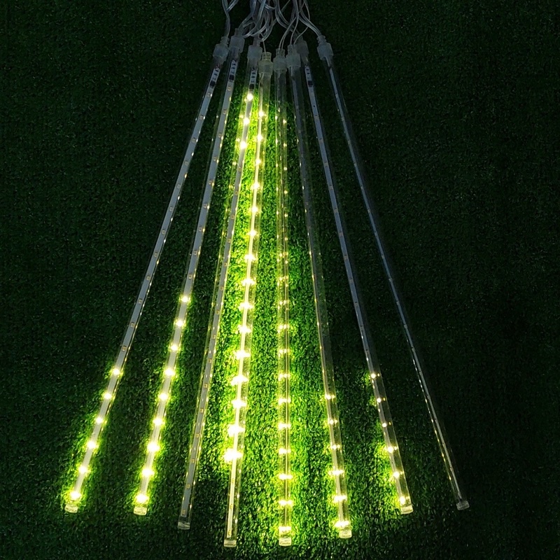 Đèn Led Thả Ngoài Trời Sao Băng Chùm [ 8 cây 50cm ]