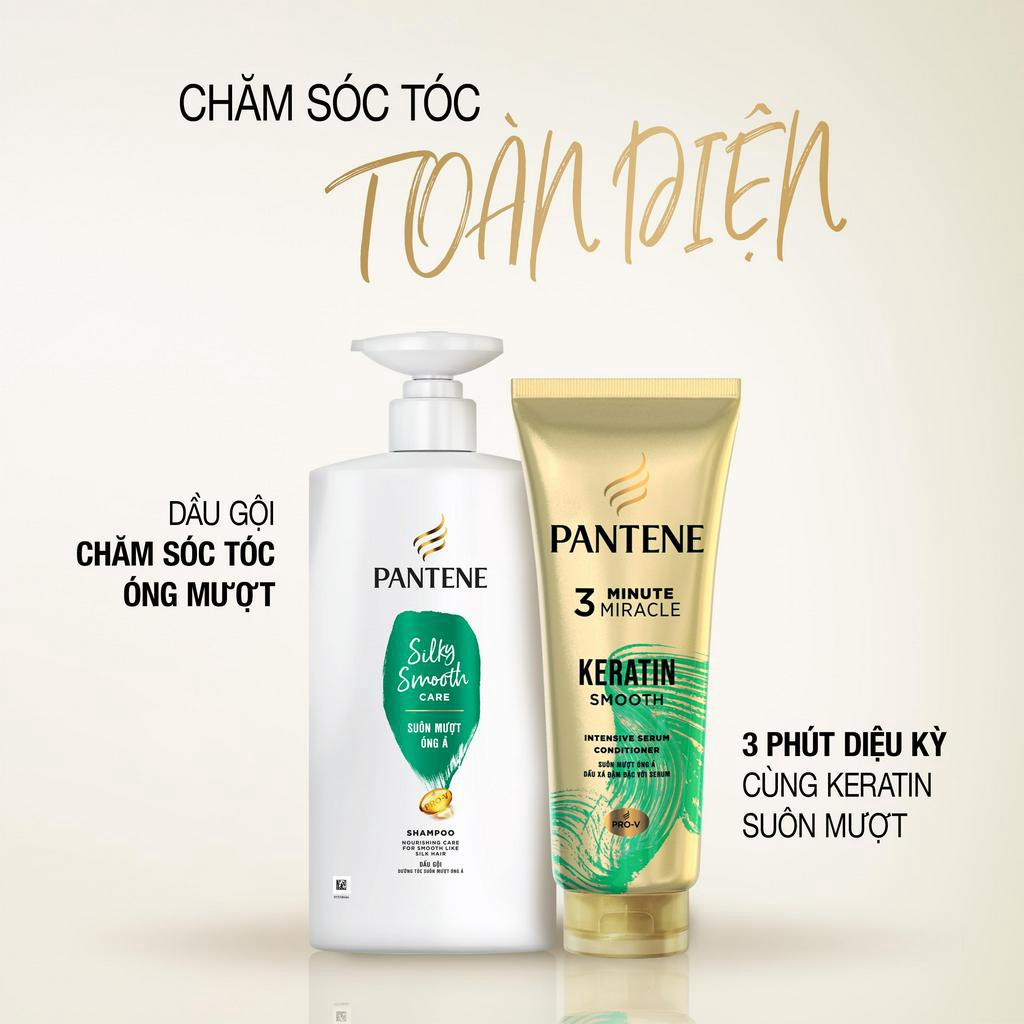 Bộ Dầu gội Pantene 650ML & Kem xả 3 phút diệu kỳ 150ML