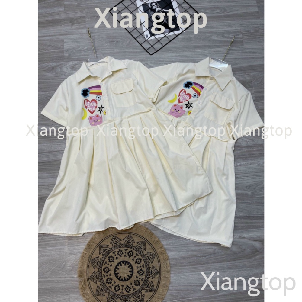 ĐẦM SƠ MI BABYDOLL ULZZANG (SẴN/KÈM VIDEO REVIEW) PN000112 Xiangtop | BigBuy360 - bigbuy360.vn