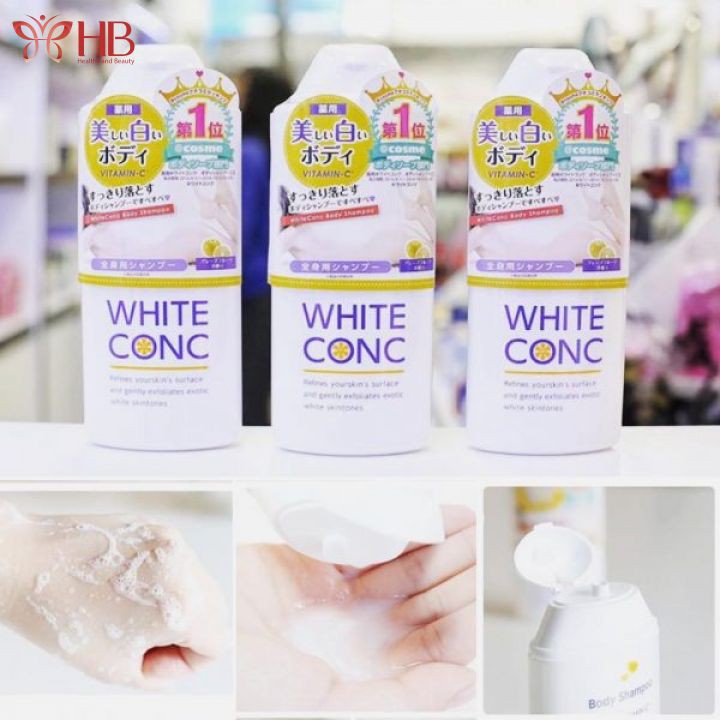 Sữa tắm trắng da toàn thân White ConC Body 360ml Nhật Bản