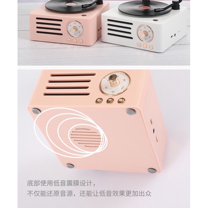 Loa Bluetooth giả cổ đĩa than siêu đẹp