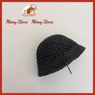 Mũ Cói Cho Bé Phong Cách Hàn Quốc