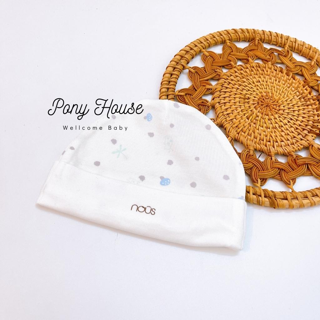 Mũ sơ sinh Nous Petit siêu mềm, mịn cho bé Trai Bé, Gái Sơ Sinh/ Newborn 0-4 tháng