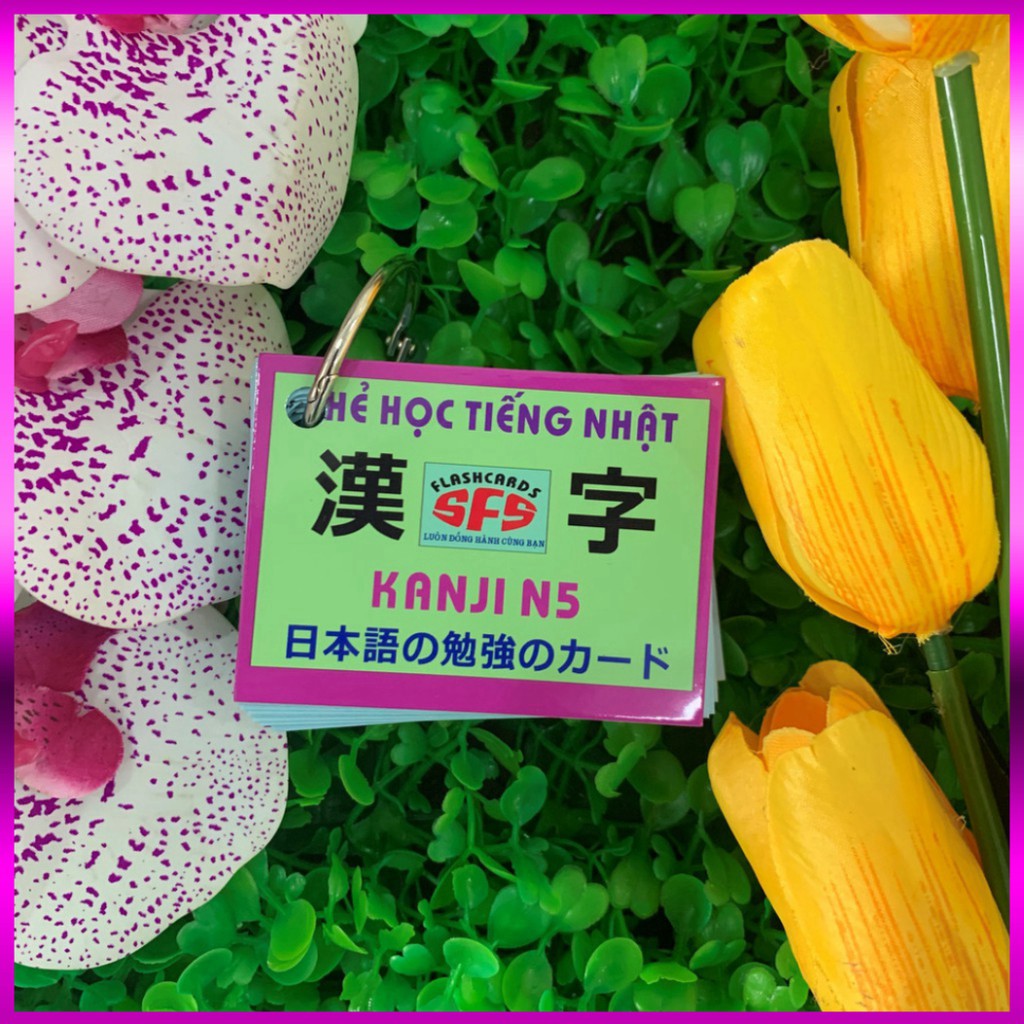 Thẻ học tiếng Nhật  Flashcard Kanji N5