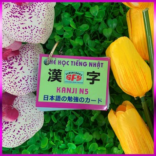 Thẻ học tiếng Nhật  Flashcard Kanji N5