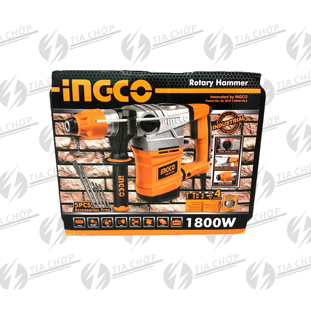 Máy khoan búa 1800W INGCO RH18008