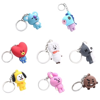 BTS BT21 Móc Khóa Hình Nhân Vật Bt21 Dễ Thương