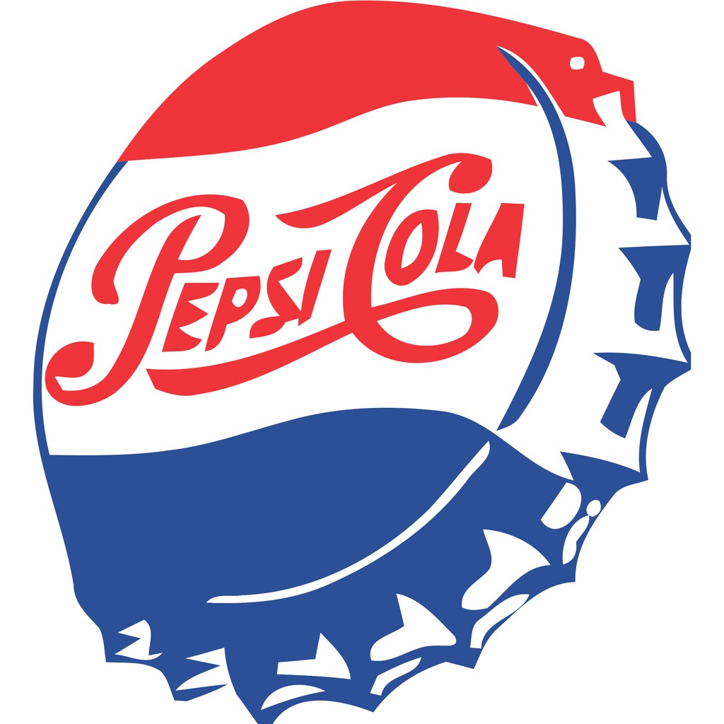 Hình dán Sticker PEPSI, dán nón bảo hiểm, dán laptop, hình dán sticker chống nước pvc