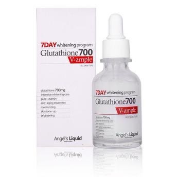 Serum dưỡng trắng làm đều màu da Angel Liquid 7 Day Whitening Program Glutathione 700 V-Ample 30ml