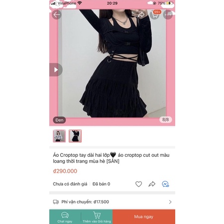 Pass áo cut out sexy