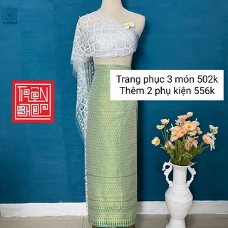 Set Trang phục Thái Lan 3 món hàng sẵn