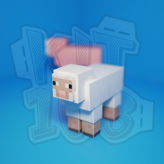 Mô hình giấy Sheep – Minecraft