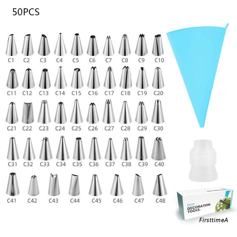 Bộ 50 Đuôi Bắt Bông Kem Trang Trí Bánh | BigBuy360 - bigbuy360.vn