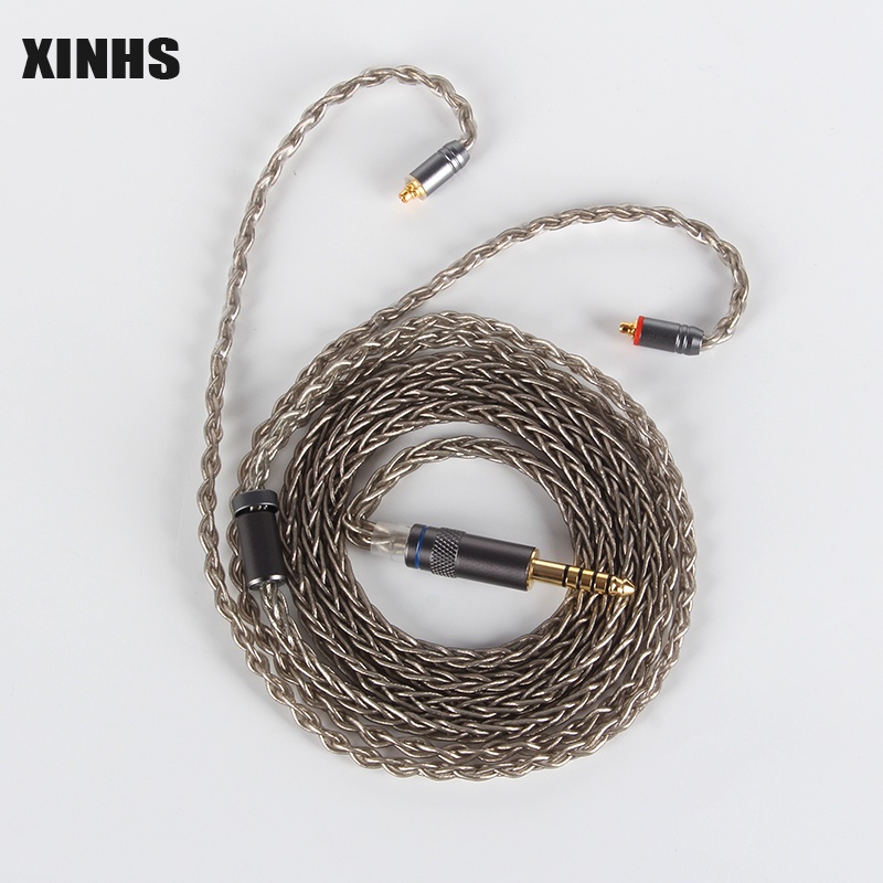 Dây Cáp Tai Nghe 8 Lõi Đồng Màu Xám Nhạt MMCX/0.78mm 2Pin/QDC/TFZ