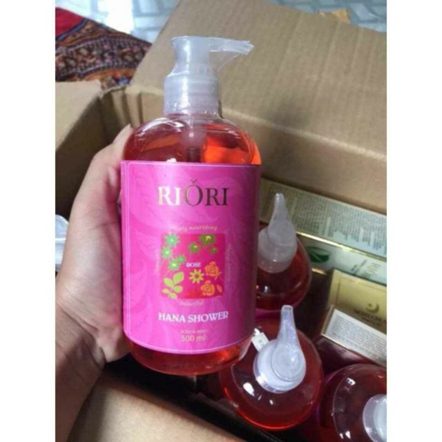 Sữa tắm thảo dược Gel Rose Riori