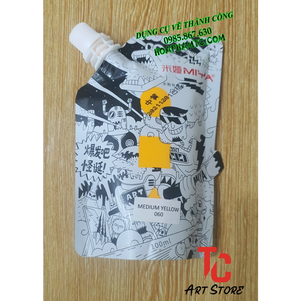 Màu Gouache HIMI MIYA dạng túi Refill 100ml